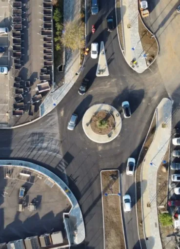 Aménagement routier et création de trottoirs à Borgo : un chantier structurant pour la commune, Borgo, Socotra BTP