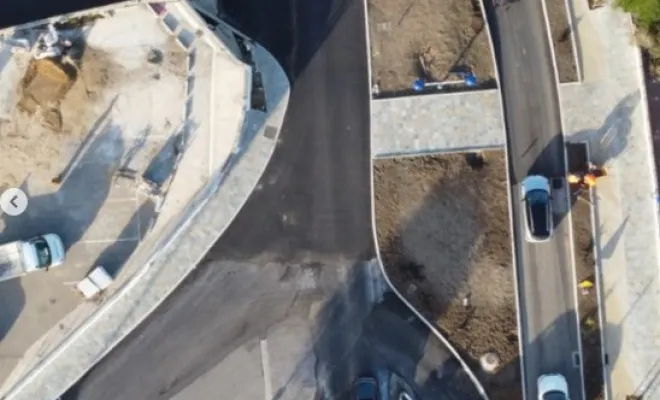 Aménagement routier et création de trottoirs à Borgo : un chantier structurant pour la commune, Borgo, Socotra BTP